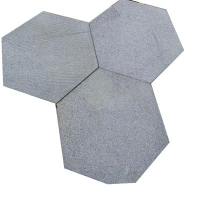 Hexagon outdoor pavement